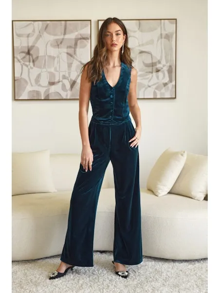 Marina Velvet Jumpsuit