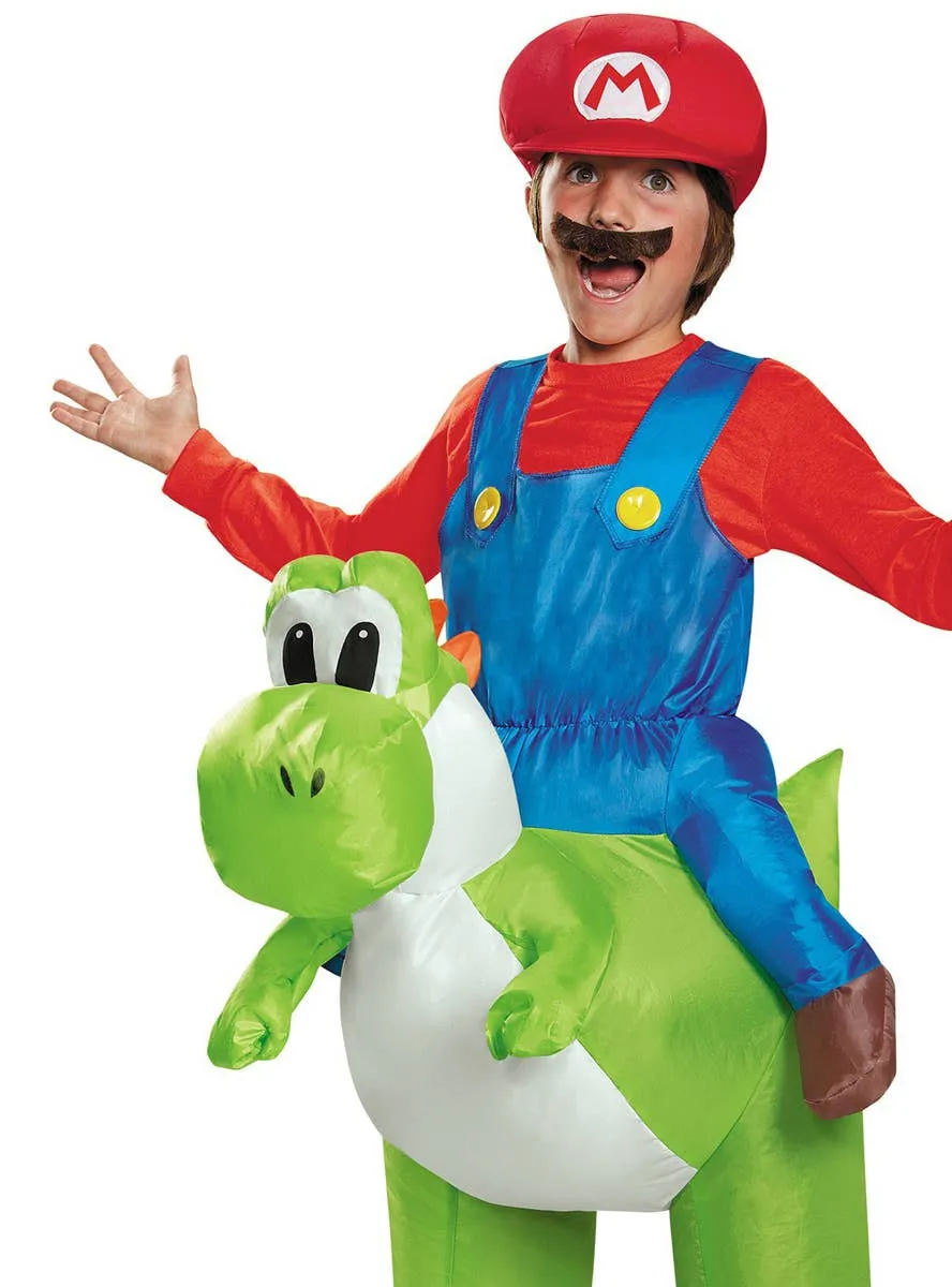 Mario Riding Yoshi Boys Deluxe Book Week Costume