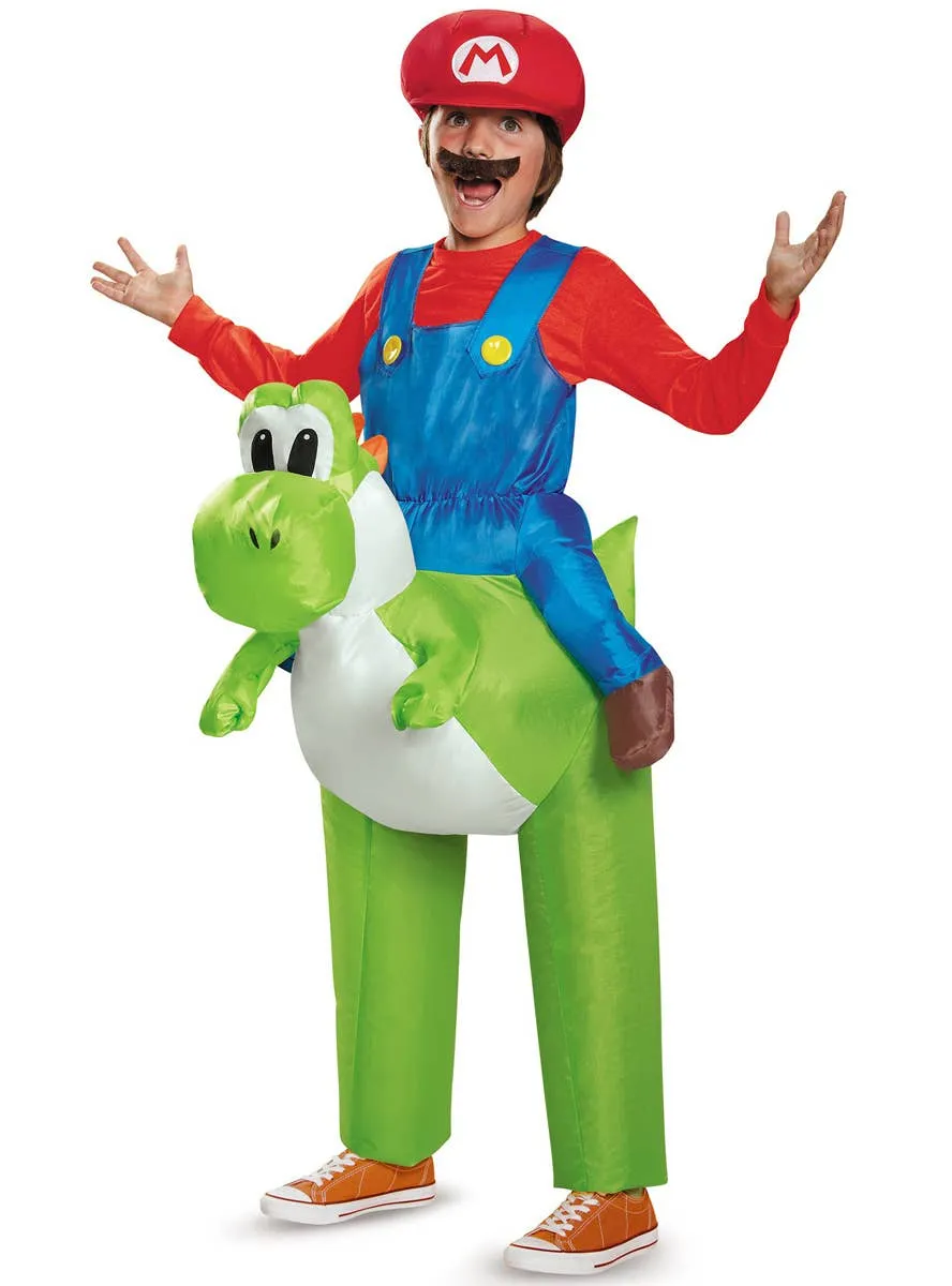 Mario Riding Yoshi Boys Deluxe Book Week Costume