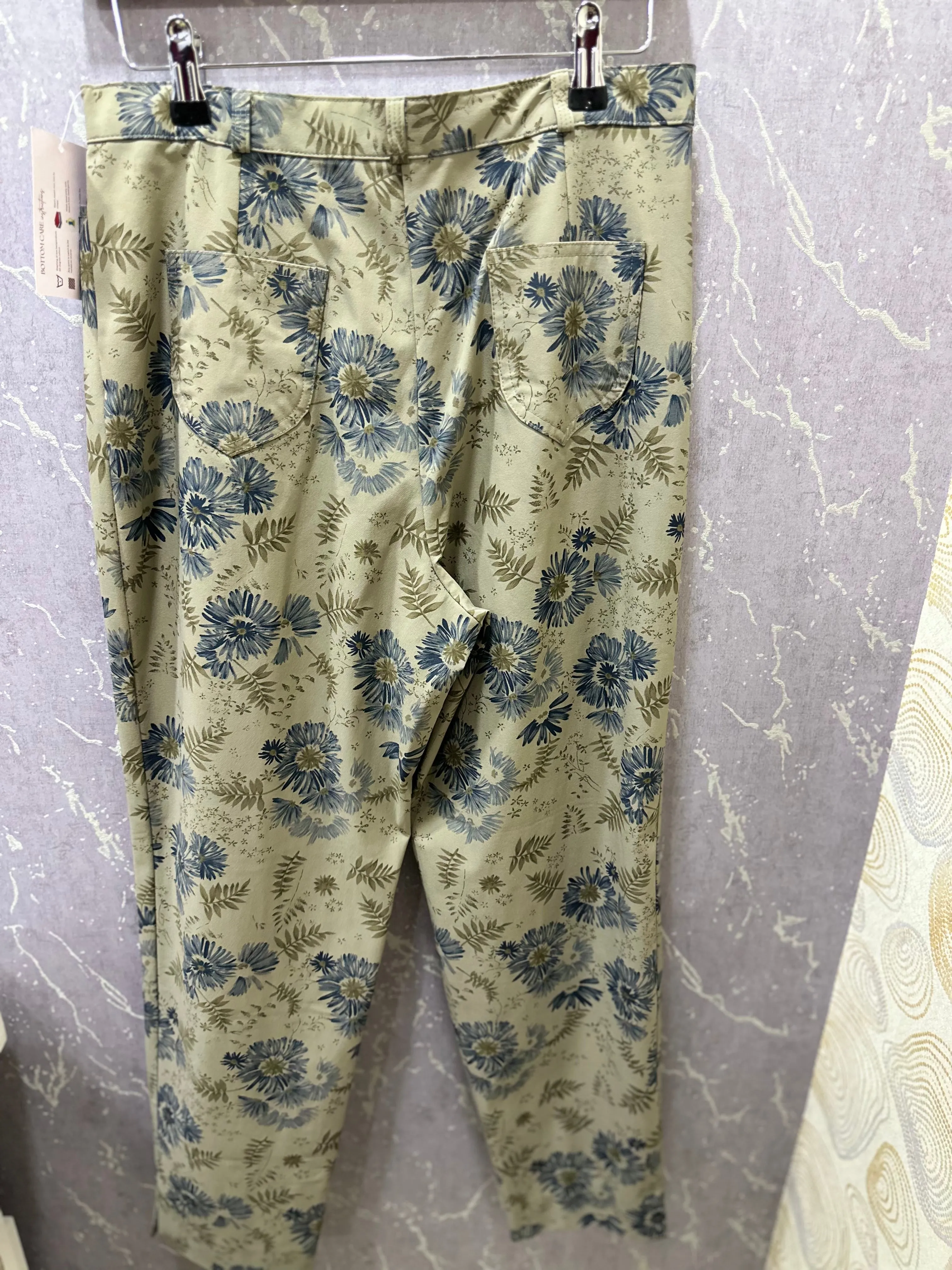 Mehendi Green Floral Pants