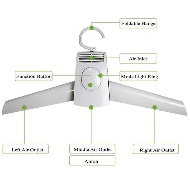 Mini Portable Drying Rack Small Clothes Dryer Dormitory with Small Power for Home Students Low-Folding Dormitory