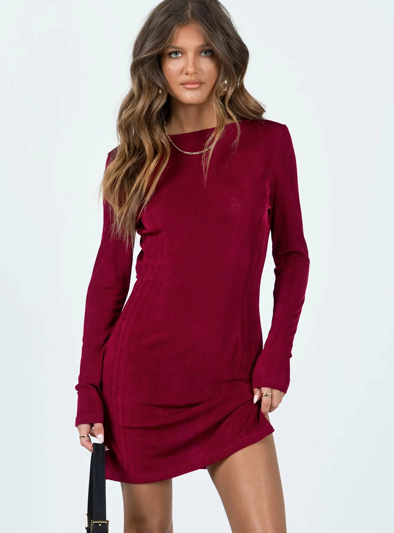 Montana Mini Dress Crimson