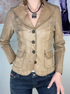 must have down town girl cropped leather jacket