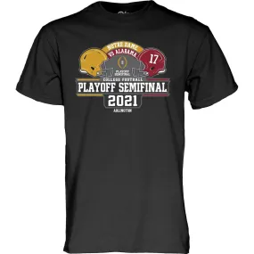 Notre Dame Fighting Irish Alabama Crimson Tide 2021 CFP Semifinal Game T-Shirt