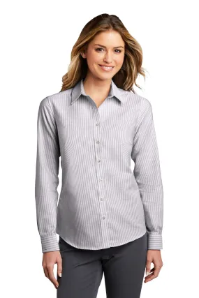 Port Authority ® Ladies SuperPro ™ Oxford Stripe Shirt. LW657