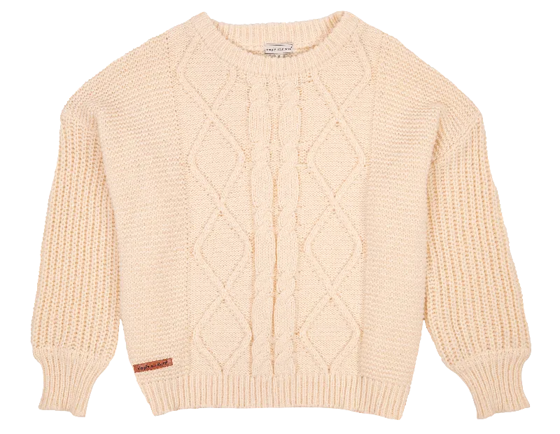 Preppy Sweater Cream Women's Simply Southern