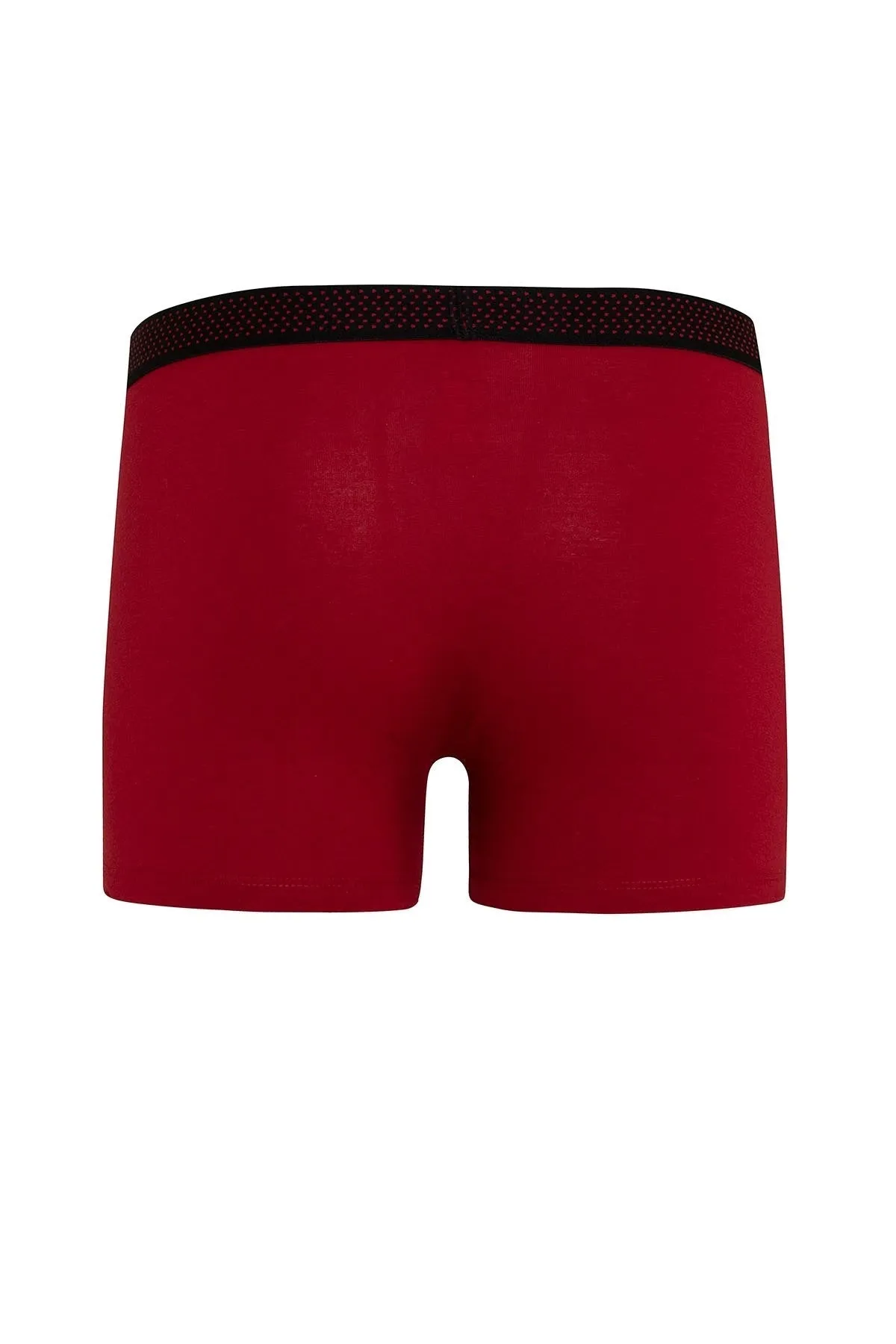 Red - Black Modal Jersey Boxer