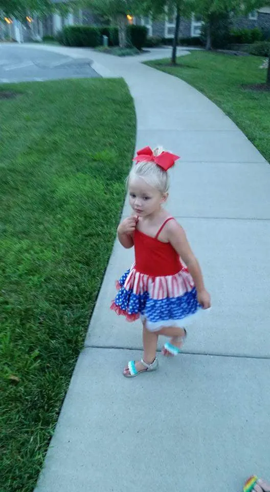 Red, White, & Blue Patriotic Dress