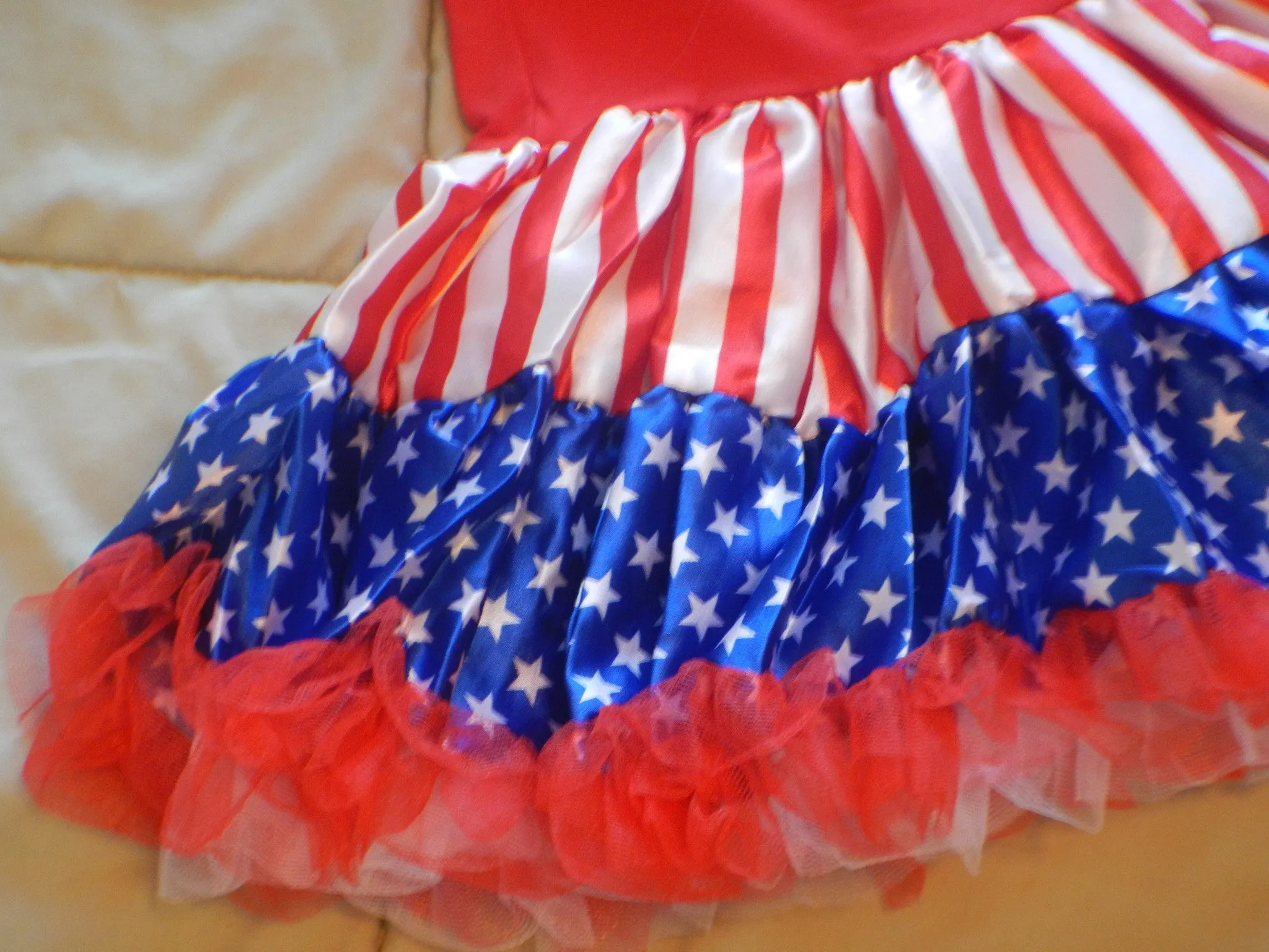 Red, White, & Blue Patriotic Dress