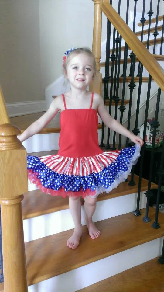 Red, White, & Blue Patriotic Dress