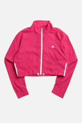 Rework Adidas Crop Windbreaker - L