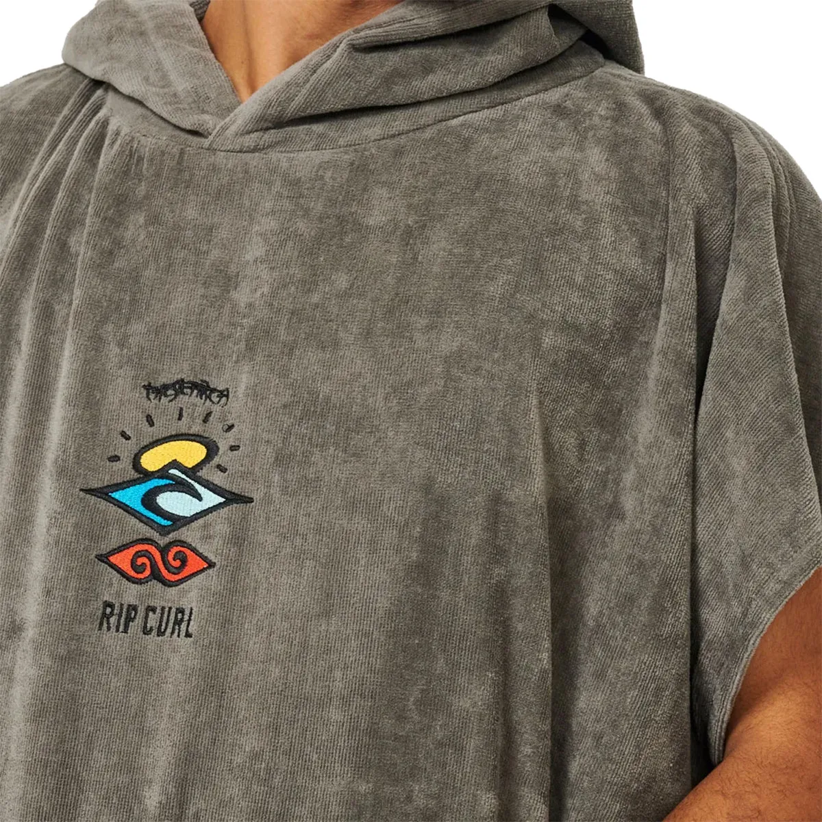 Rip Curl Logo Hooded Towel Changing Poncho