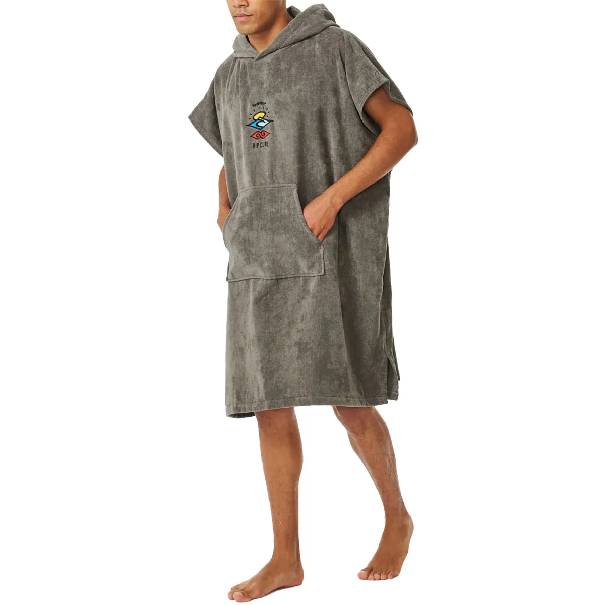 Rip Curl Logo Hooded Towel Changing Poncho