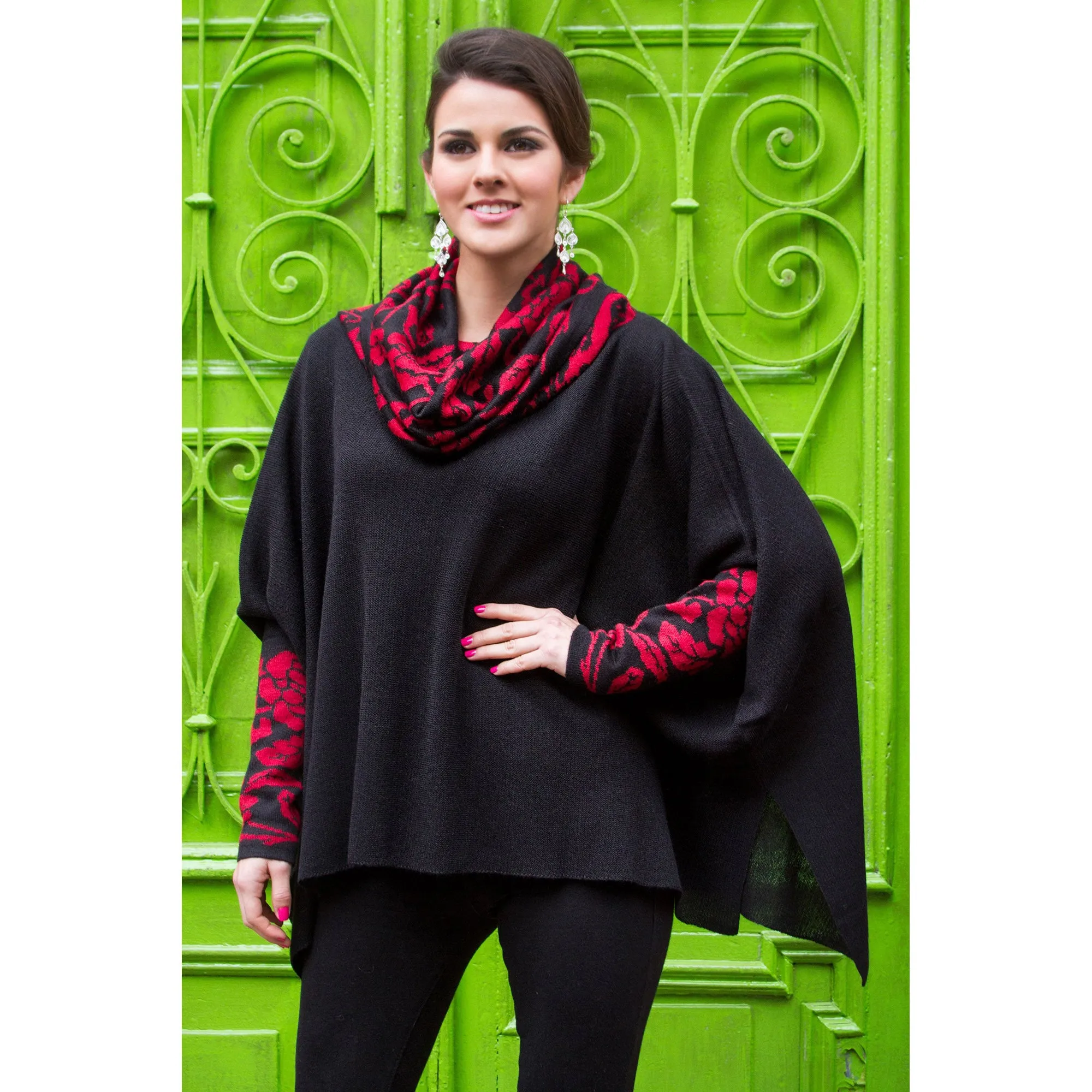 Ruby Valley Alpaca Poncho