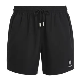 Sandbanks Badge Logo Black Swim Shorts