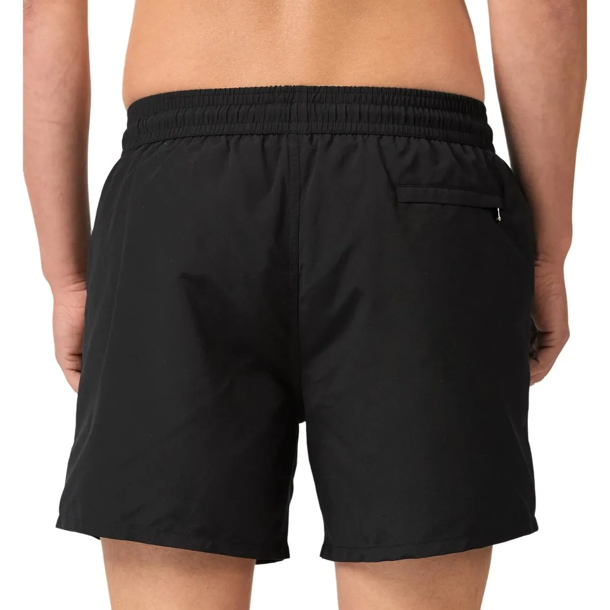 Sandbanks Badge Logo Black Swim Shorts