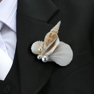 Shell Boutonniere