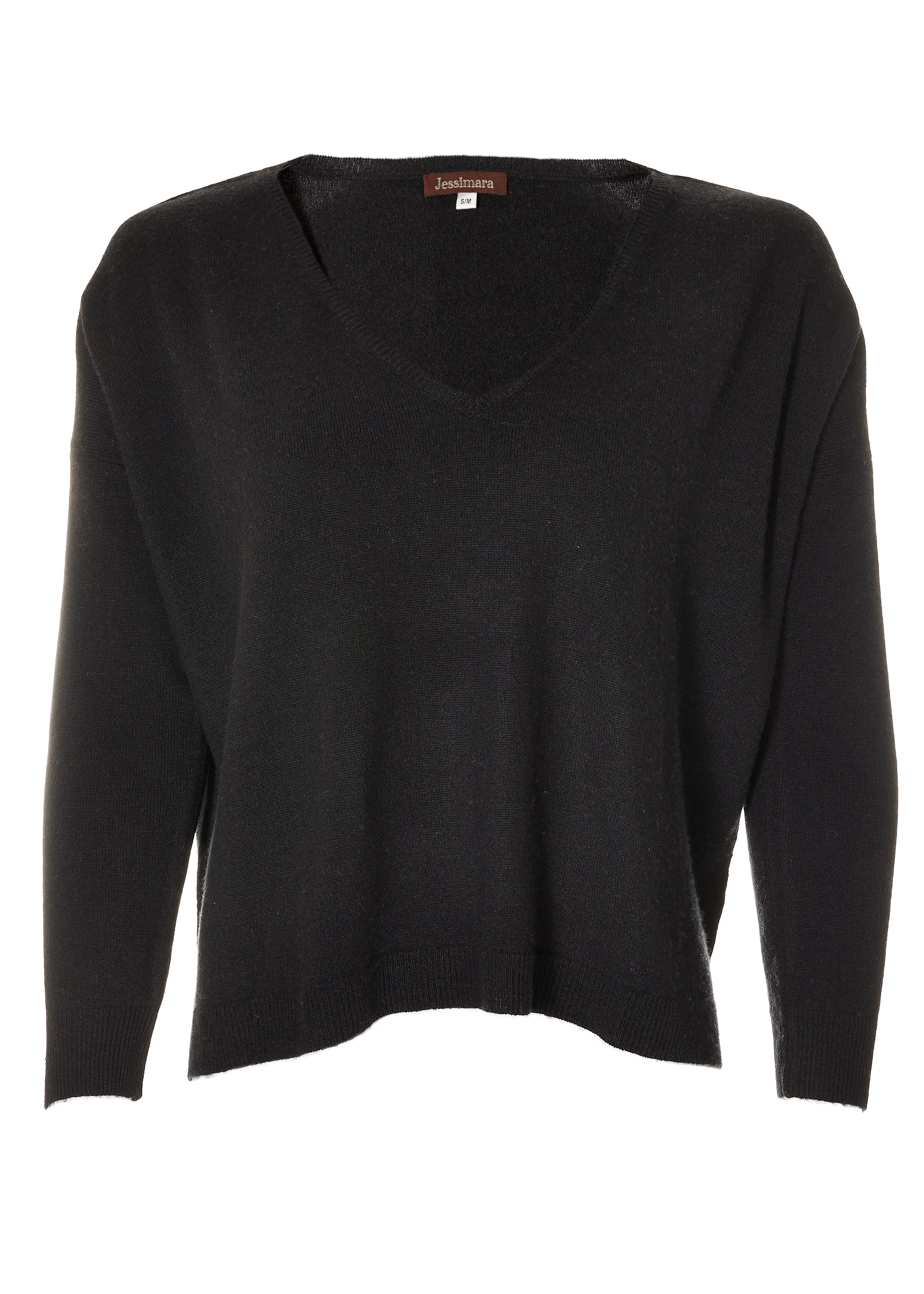 Short Blank Cashmere V Neck Sweater