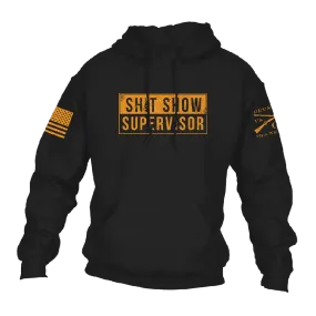 Sh*t Show Supervisor Hoodie - Black