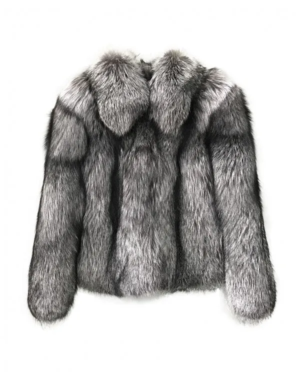 Silver Fox Fur Jacket