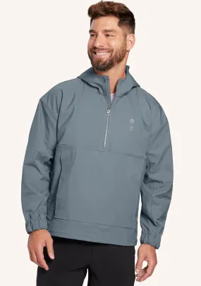 Smooth Twill Half-Zip Anorak