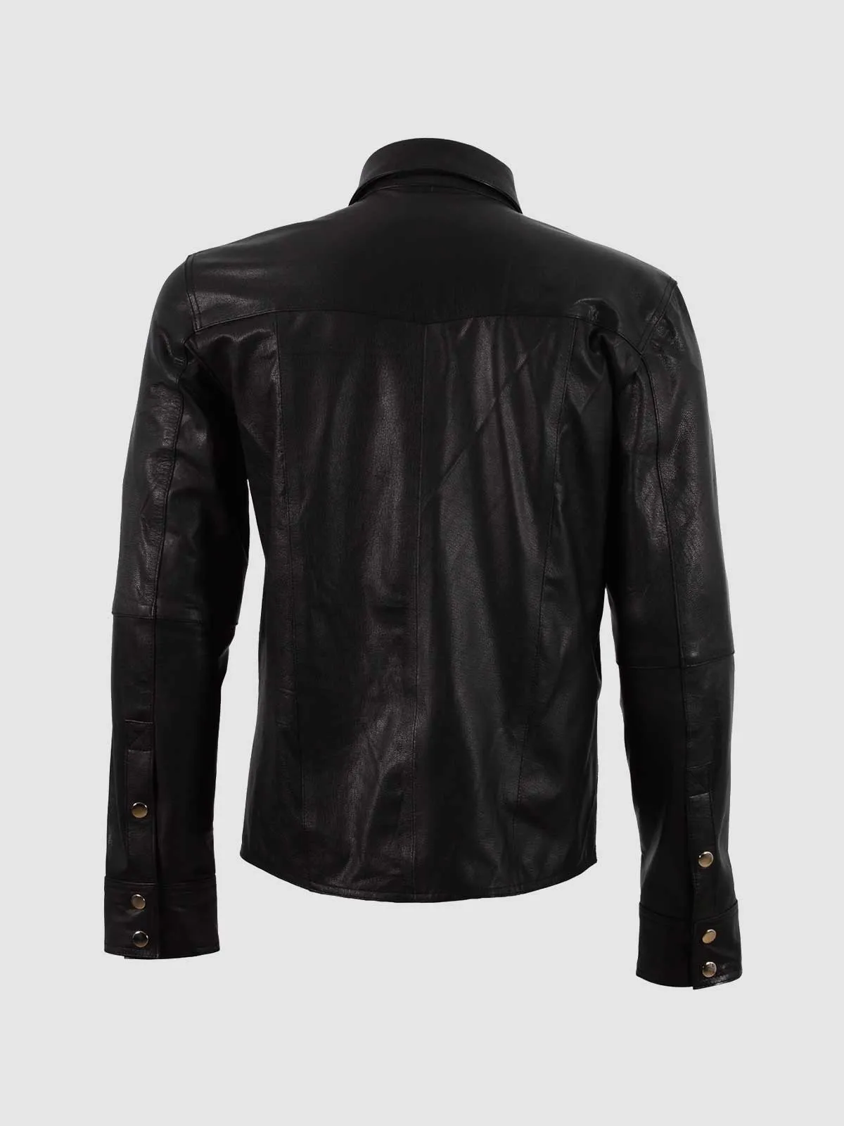 Summer Leather Shirt Jacket