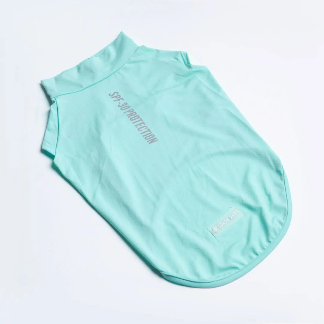 Sunblock Dog T-Shirt - Aqua