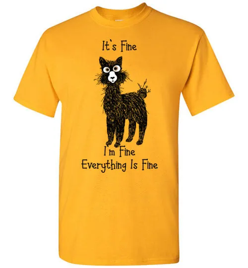 t-shirt: Alpaca I'm Fine Short-Sleeve