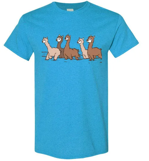 t-shirt: Curious Alpacas Gildan Short-Sleeve