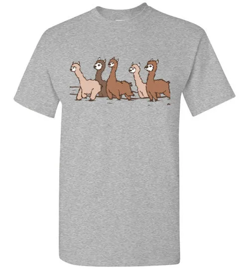 t-shirt: Curious Alpacas Gildan Short-Sleeve