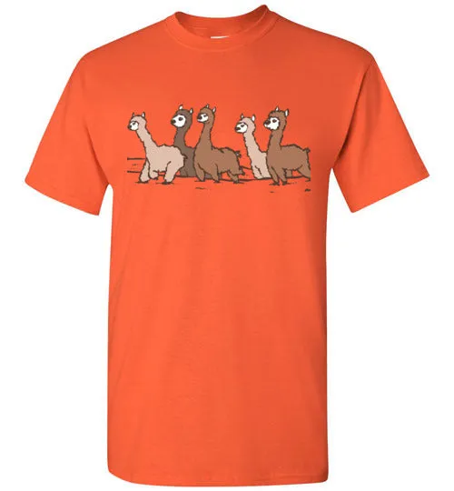 t-shirt: Curious Alpacas Gildan Short-Sleeve