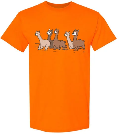 t-shirt: Curious Alpacas Gildan Short-Sleeve