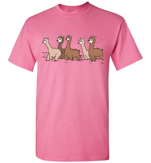 t-shirt: Curious Alpacas Gildan Short-Sleeve