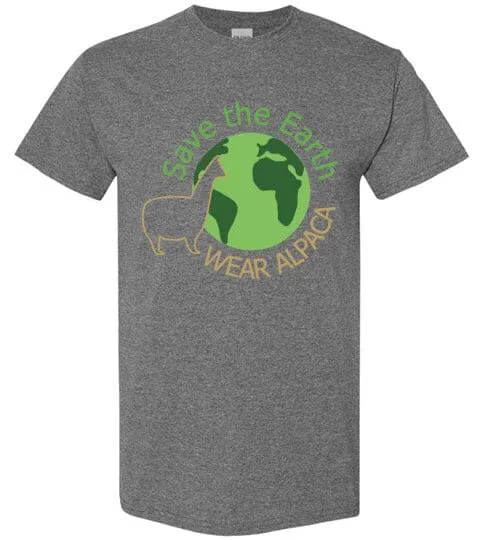 t-shirt: Save the Earth Wear Alpaca Gildan Short-Sleeve