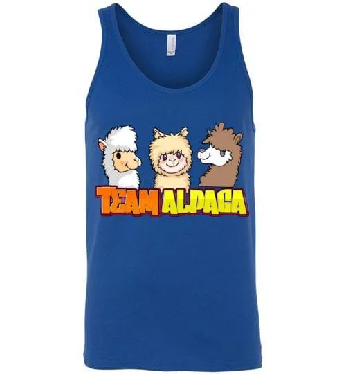 t-shirt: Team Alpaca Canvas Unisex Tank