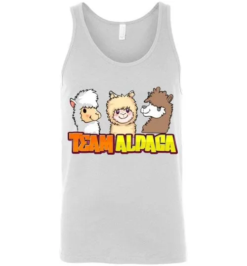 t-shirt: Team Alpaca Canvas Unisex Tank