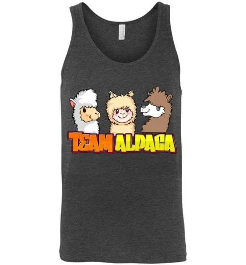 t-shirt: Team Alpaca Canvas Unisex Tank