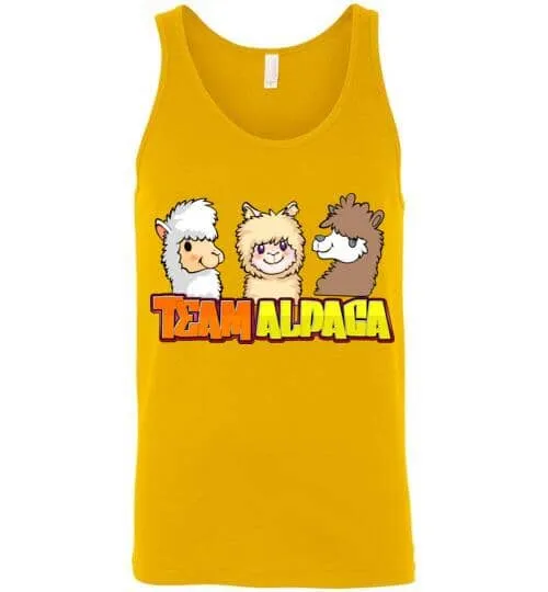 t-shirt: Team Alpaca Canvas Unisex Tank