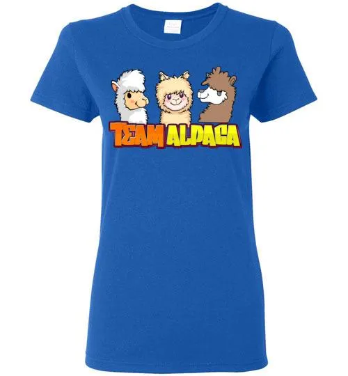 t-shirt: Team Alpaca Gildan Ladies Short-Sleeve