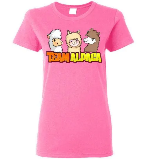 t-shirt: Team Alpaca Gildan Ladies Short-Sleeve