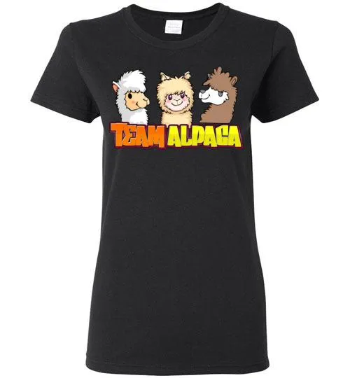 t-shirt: Team Alpaca Gildan Ladies Short-Sleeve