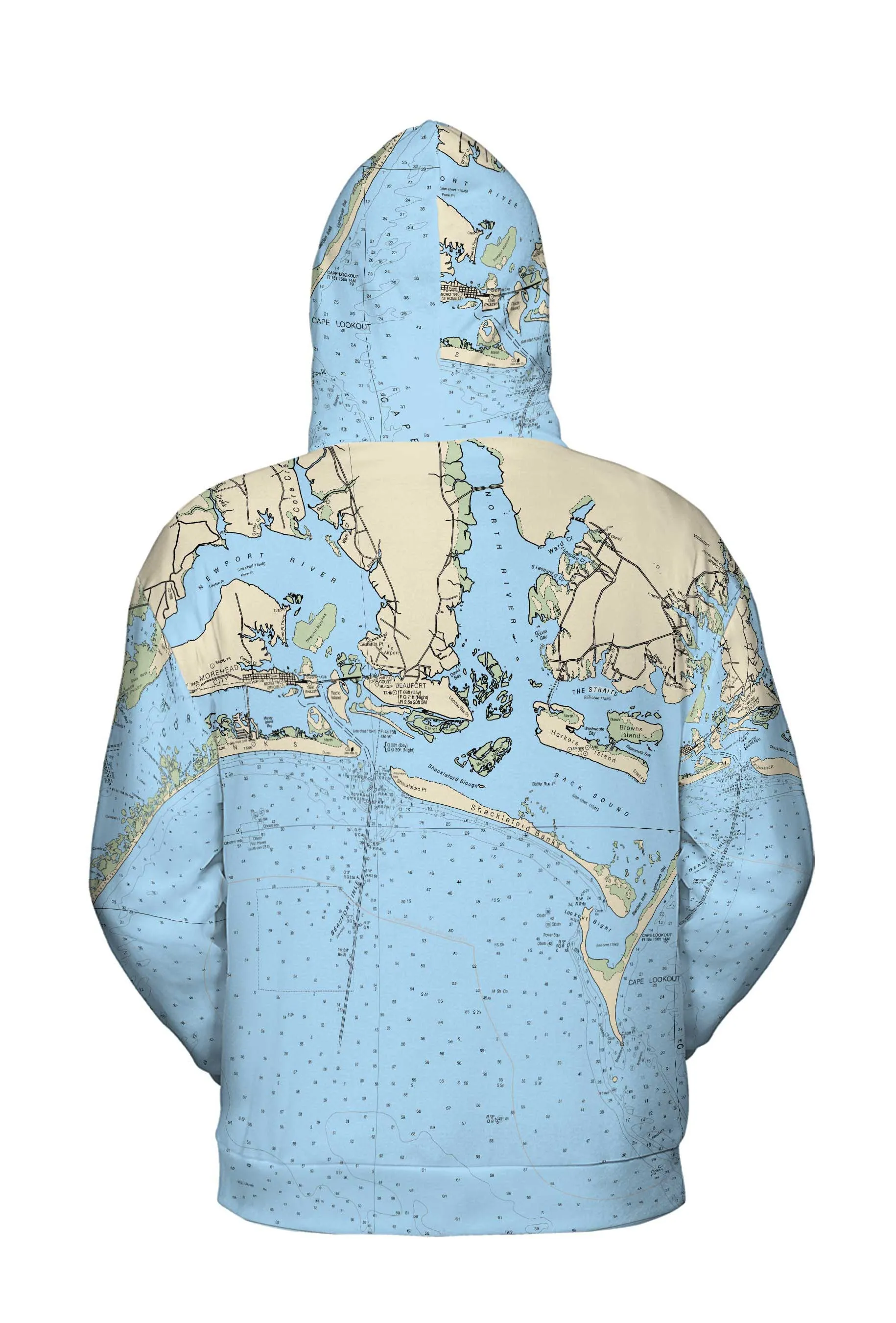 The Beaufort - Cape Lookout Lightweight Hoodie Sweatshirt