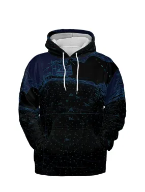 The Fort Walton Beach by Starlight Lightweight Hoodie Sweatshirt