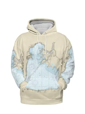 The Lake St. Clair Navigator Lightweight Hoodie Sweatshirt