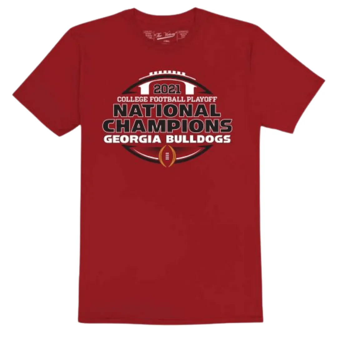 The Victory Georgia Bulldogs 2021 Playoffs National Champions T-Shirt