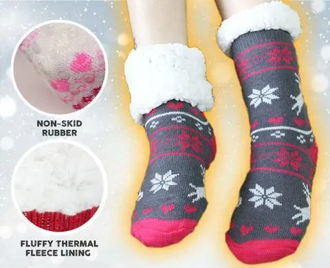 Thermal Fleece Slipper Socks