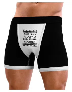 This Is My Ugly Christmas Sweater Mens Boxer Brief Underwear