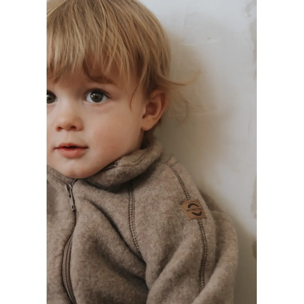 Toddler Wool Jacket - Melange Denver