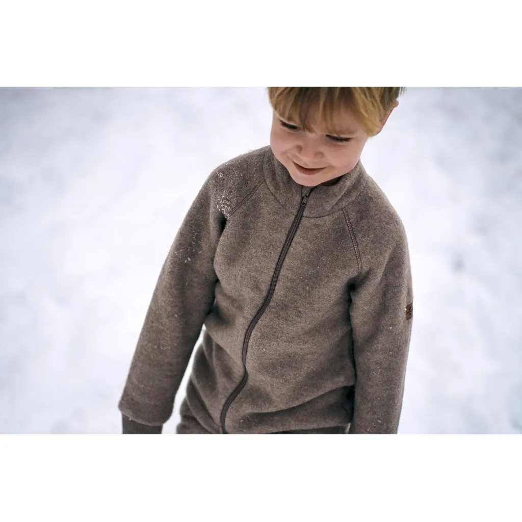 Toddler Wool Jacket - Melange Denver