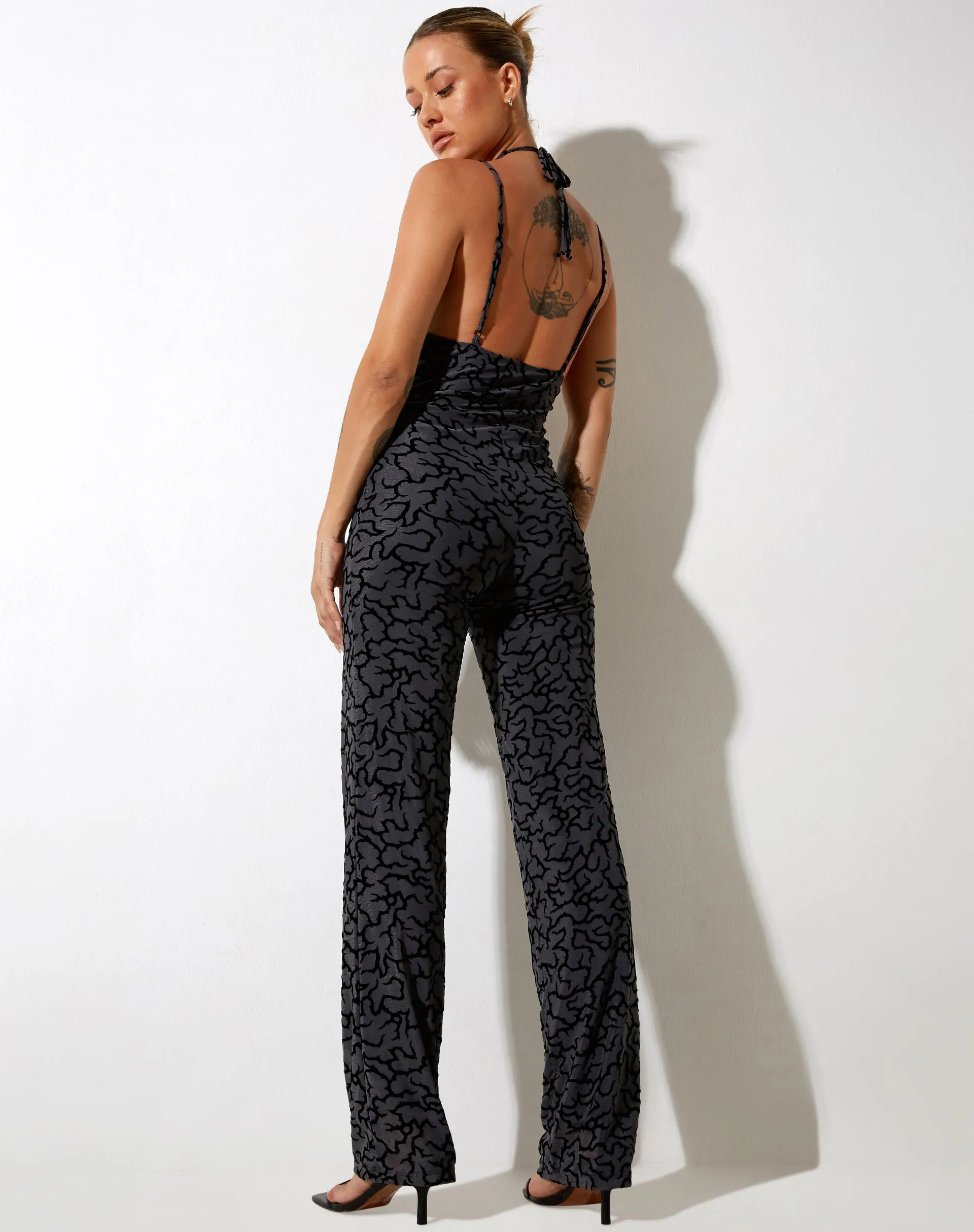 Trubi Jumpsuit in Tribal Flock